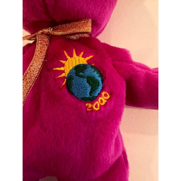 TY Beanie Baby Millennium Millenium Bear 1999 Retired With Tag Errors - Picture 11 of 12